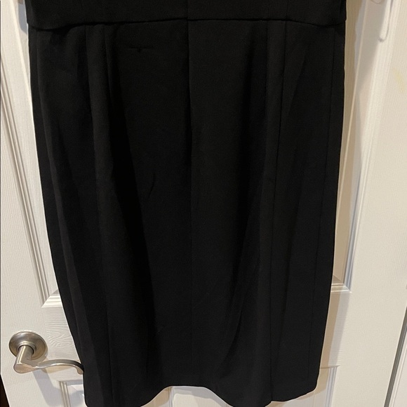 Tahari ASL Black Mini Dress with Silver Buttons - Picture 11 of 14